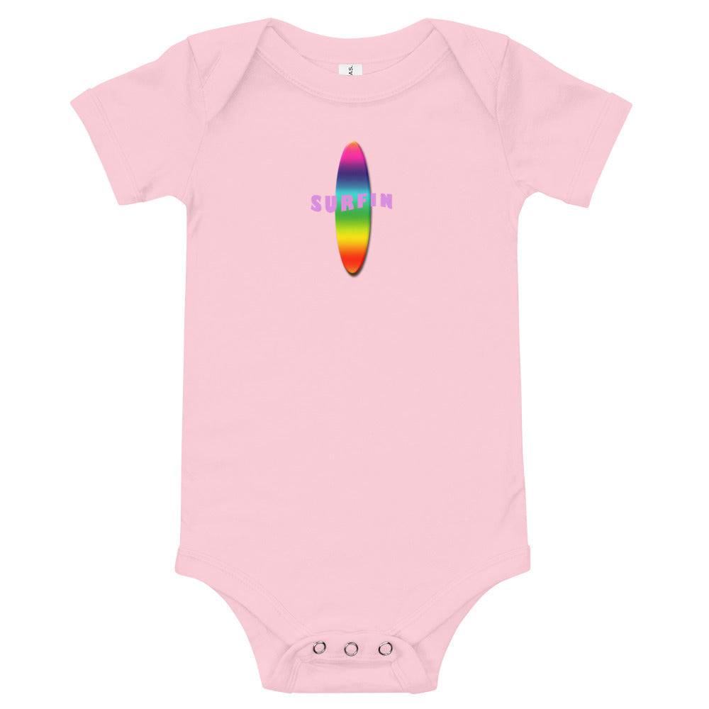 Baby short sleeve one piece/Surfin - Enet Images