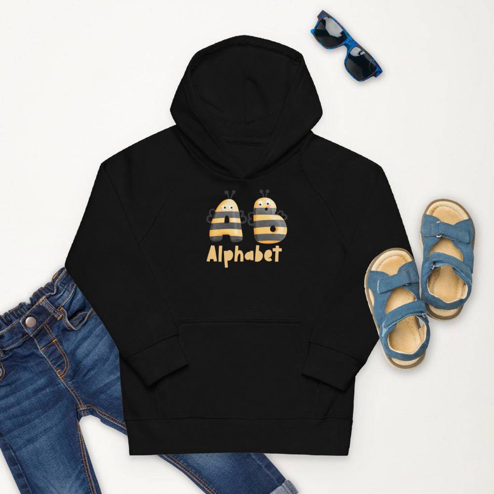 Kids eco hoodie/Alphabet - Enet Images