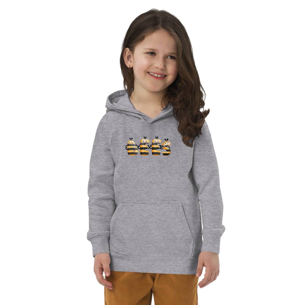 Kids eco hoodie/Bees - Enet Images