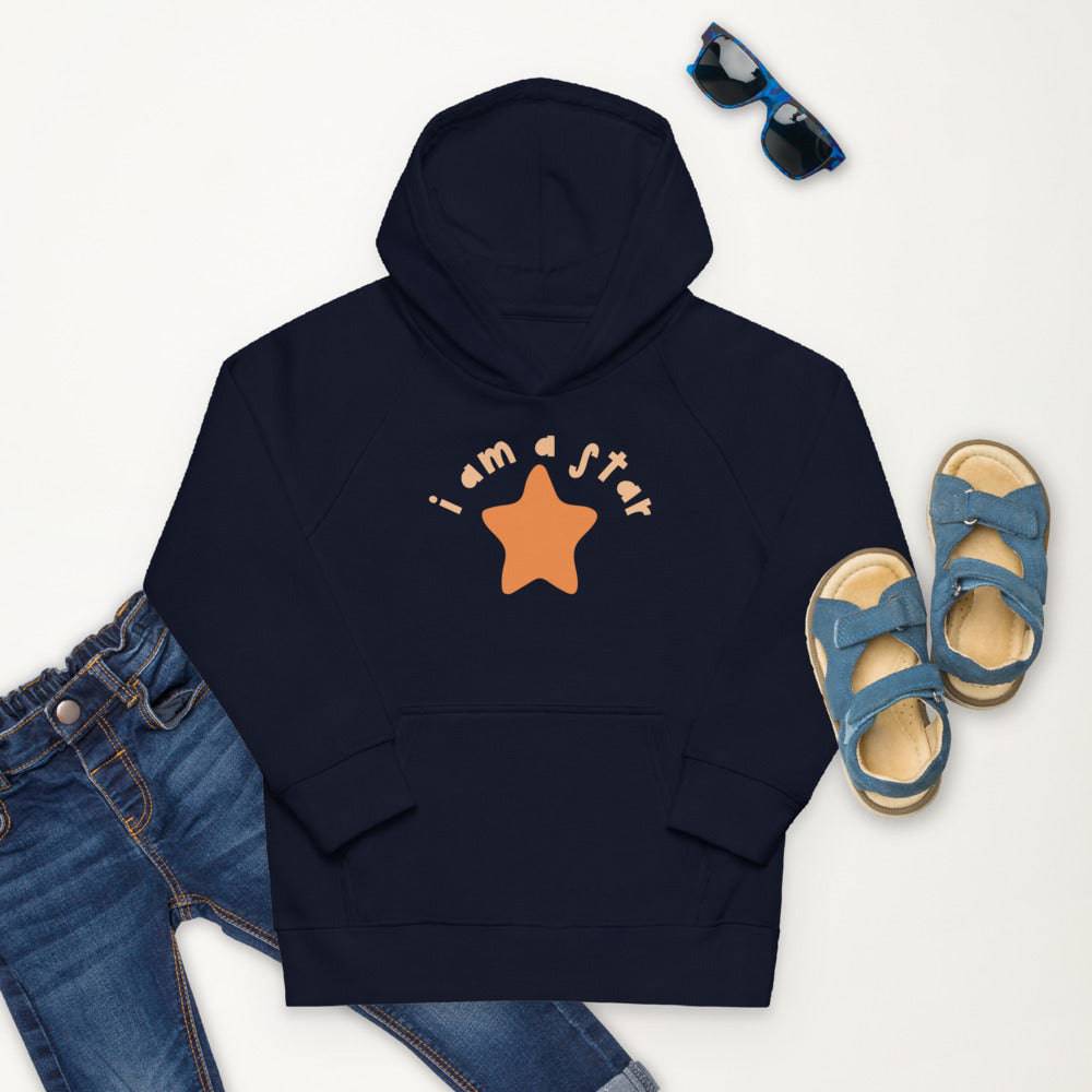 Kids eco hoodie/I am A Star - Enet Images