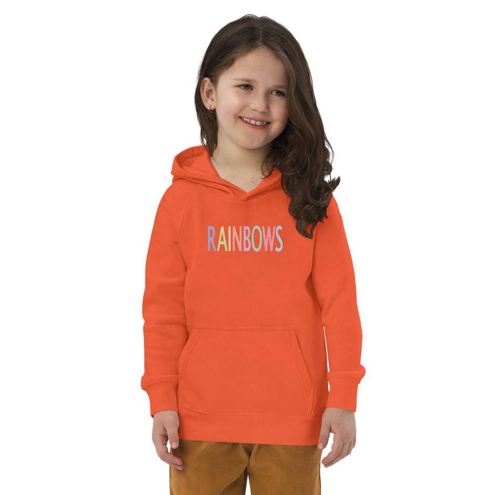 Kids eco hoodie/Rainbows - Enet Images