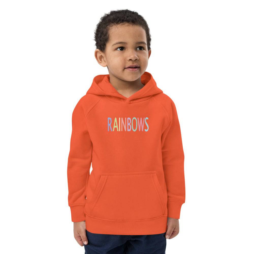 Kids eco hoodie/Rainbows - Enet Images