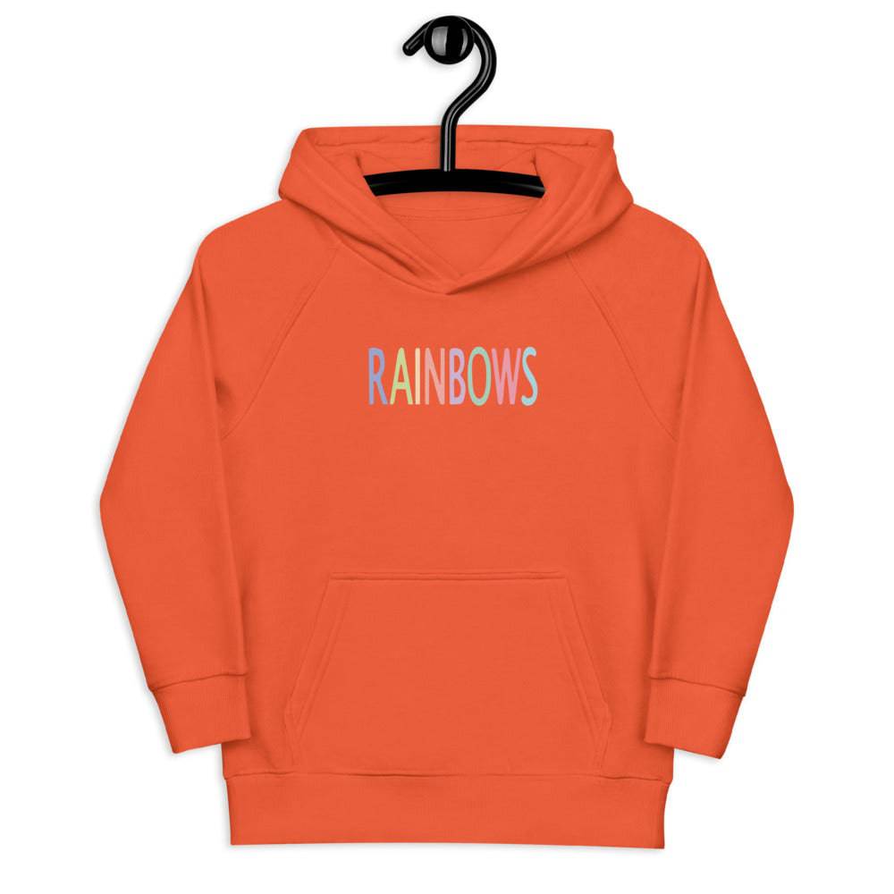 Kids eco hoodie/Rainbows - Enet Images