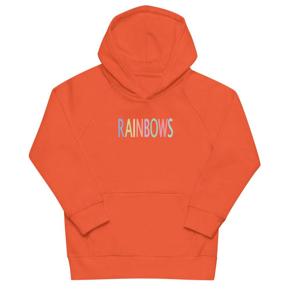 Kids eco hoodie/Rainbows - Enet Images
