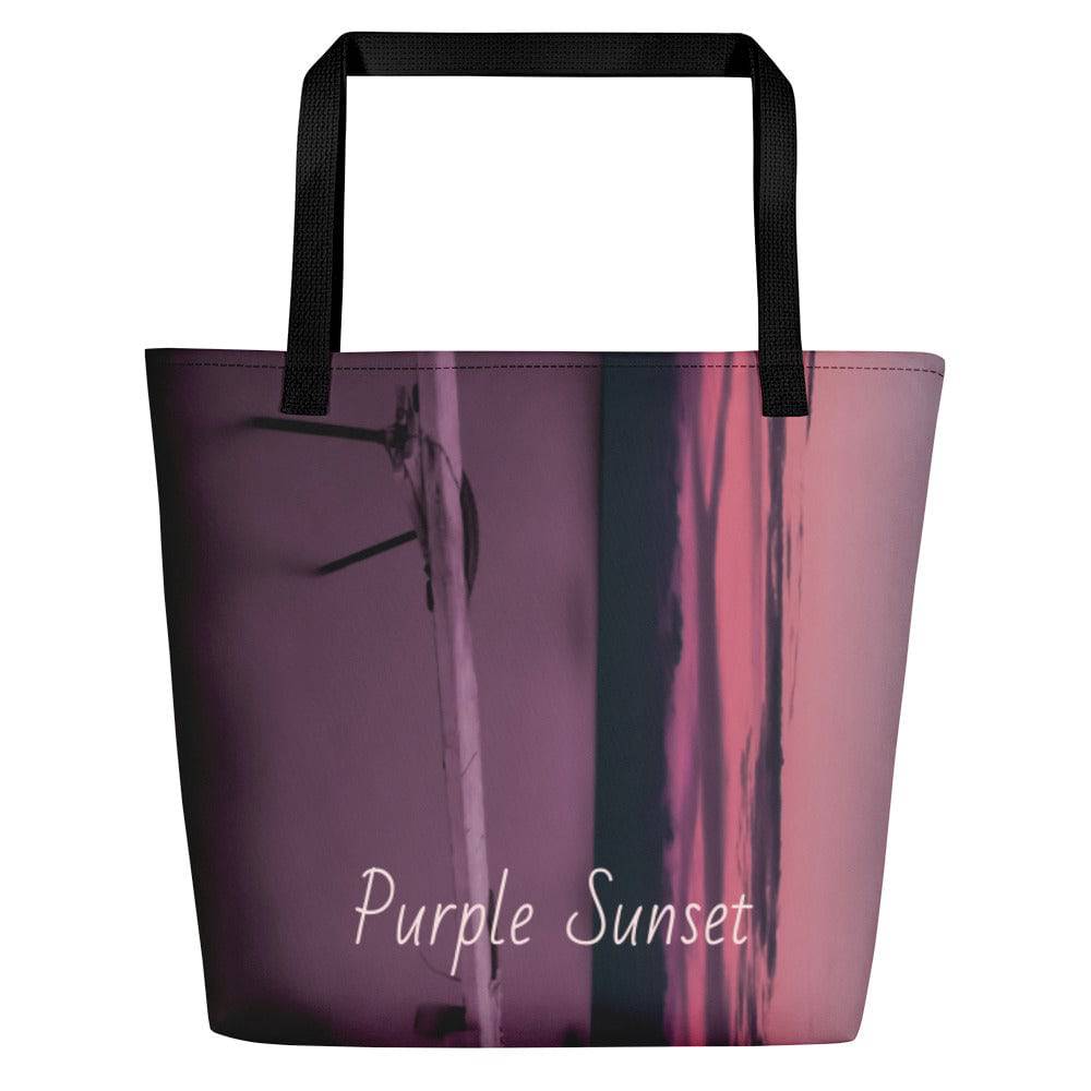 Beach Bag/Purple Sunset - Enet Images