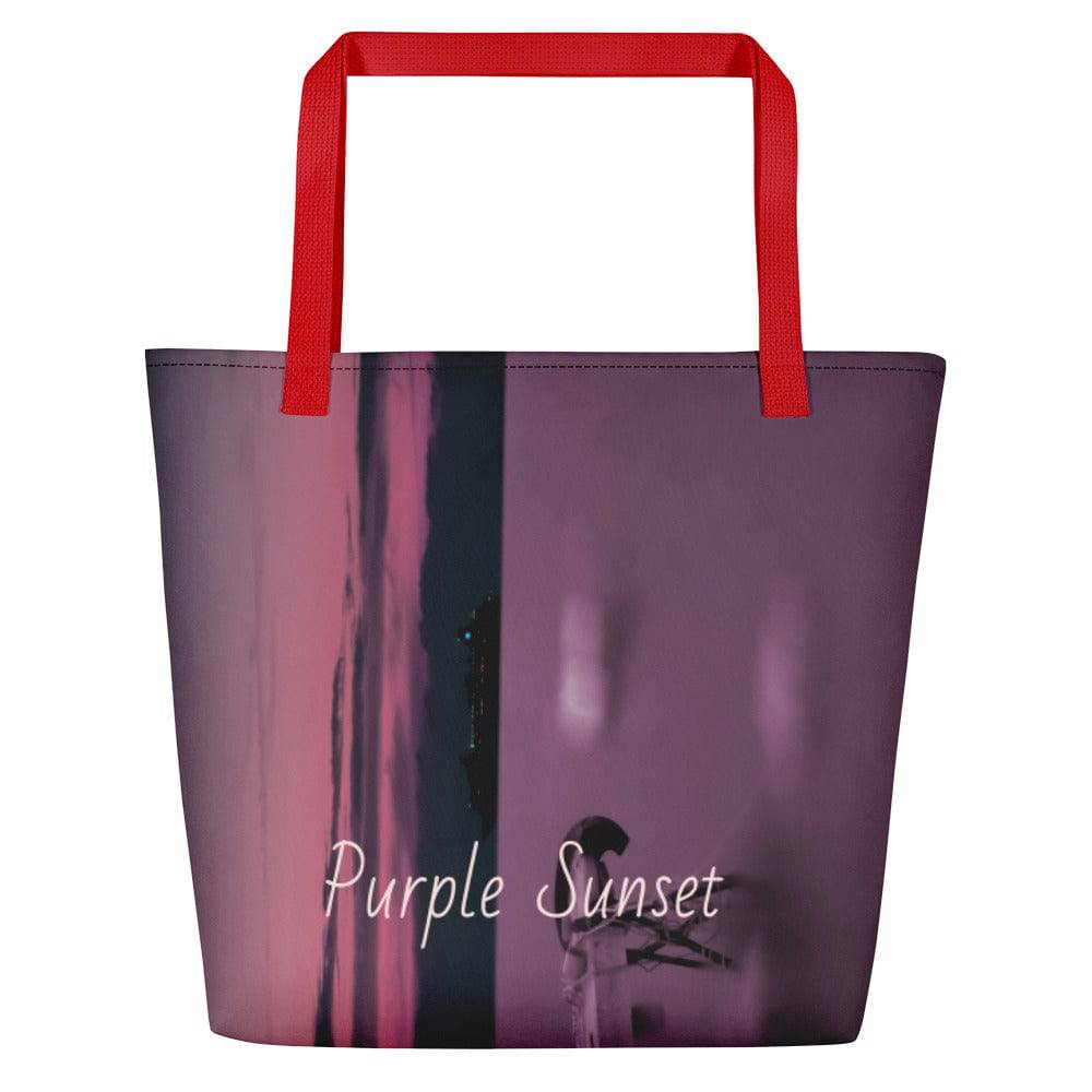 Beach Bag/Purple Sunset - Enet Images
