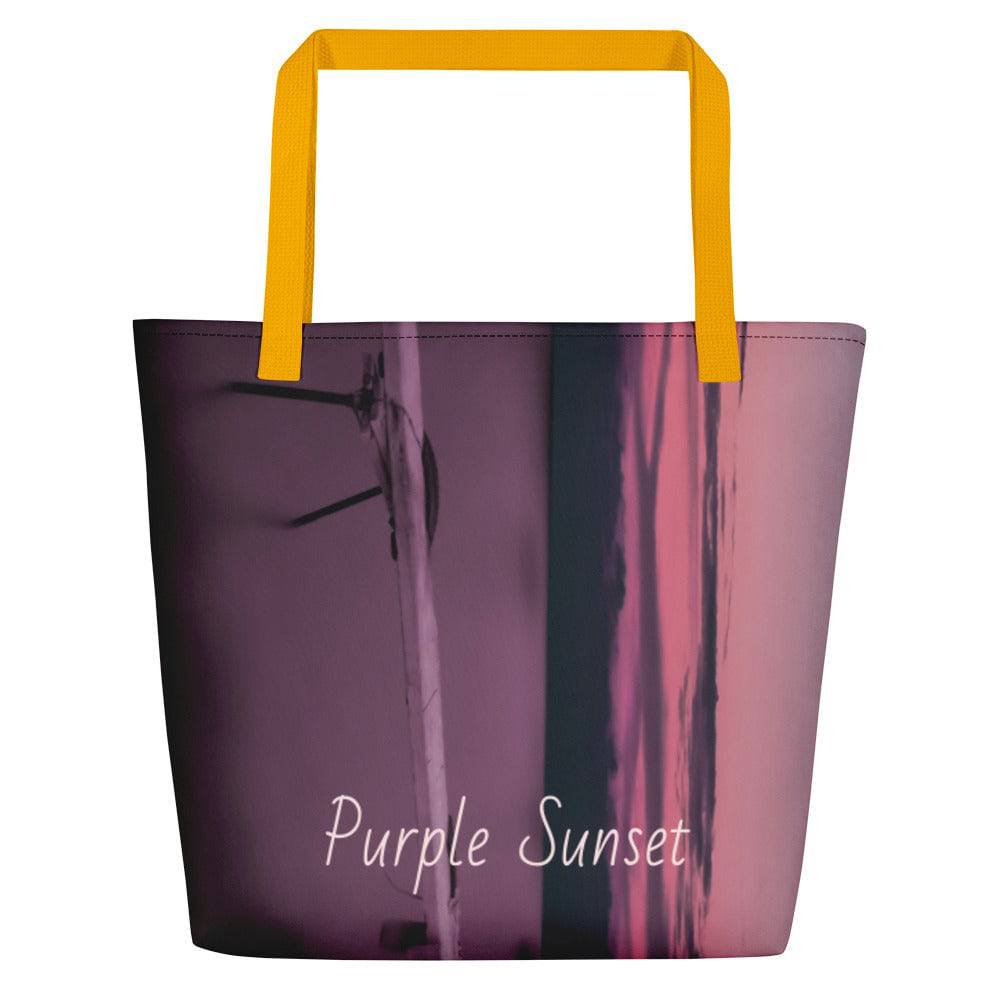 Beach Bag/Purple Sunset - Enet Images