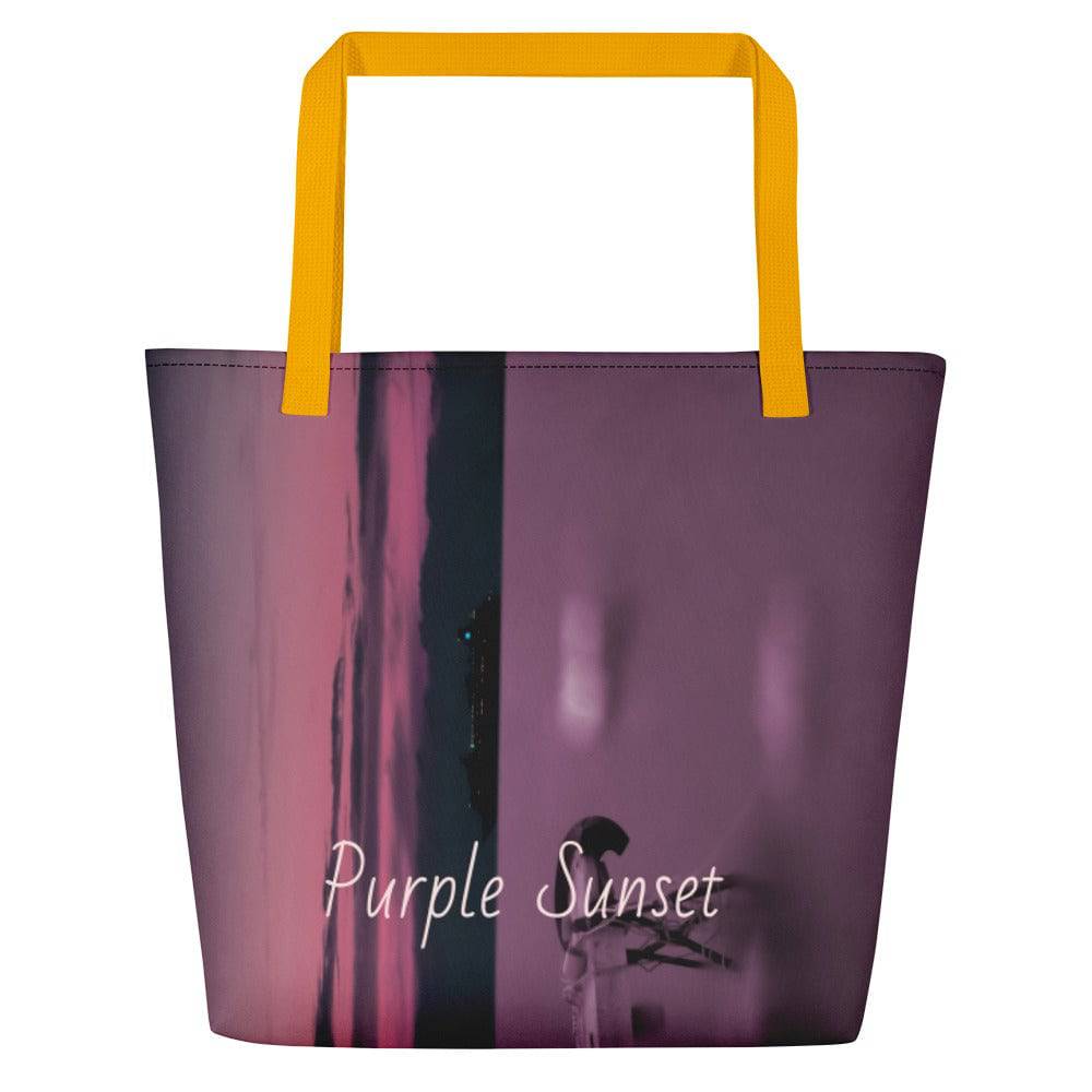 Beach Bag/Purple Sunset - Enet Images