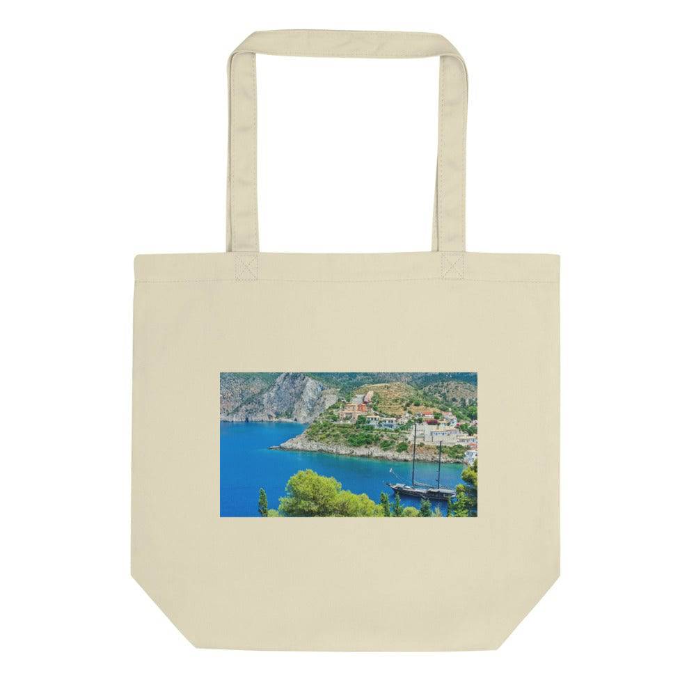 Eco Tote Bag/Assos village Kefalonia Greece - Enet Images