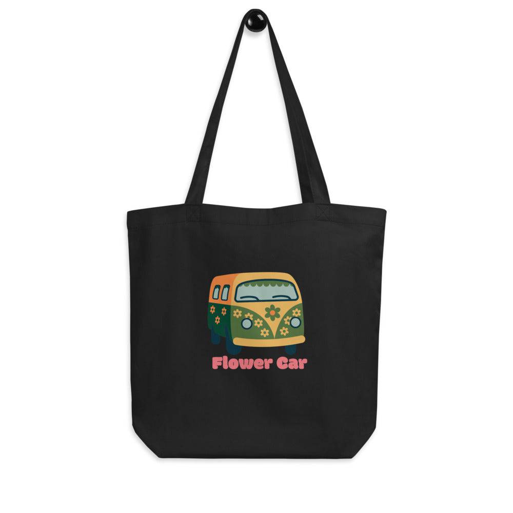 Eco Tote Bag/Flower Car/Personalized - Enet Images
