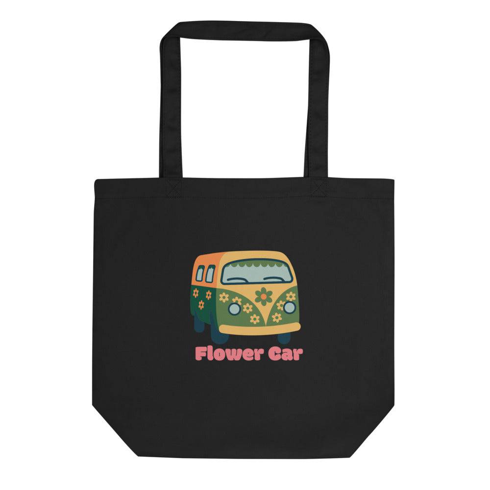 Eco Tote Bag/Flower Car/Personalized - Enet Images