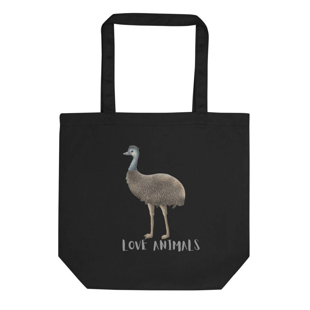 Eco Tote Bag/Love Animals Emu - Enet Images