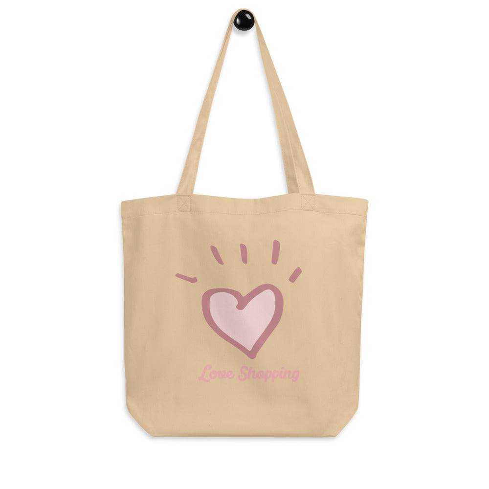 Eco Tote Bag/Love Shopping 1 - Enet Images
