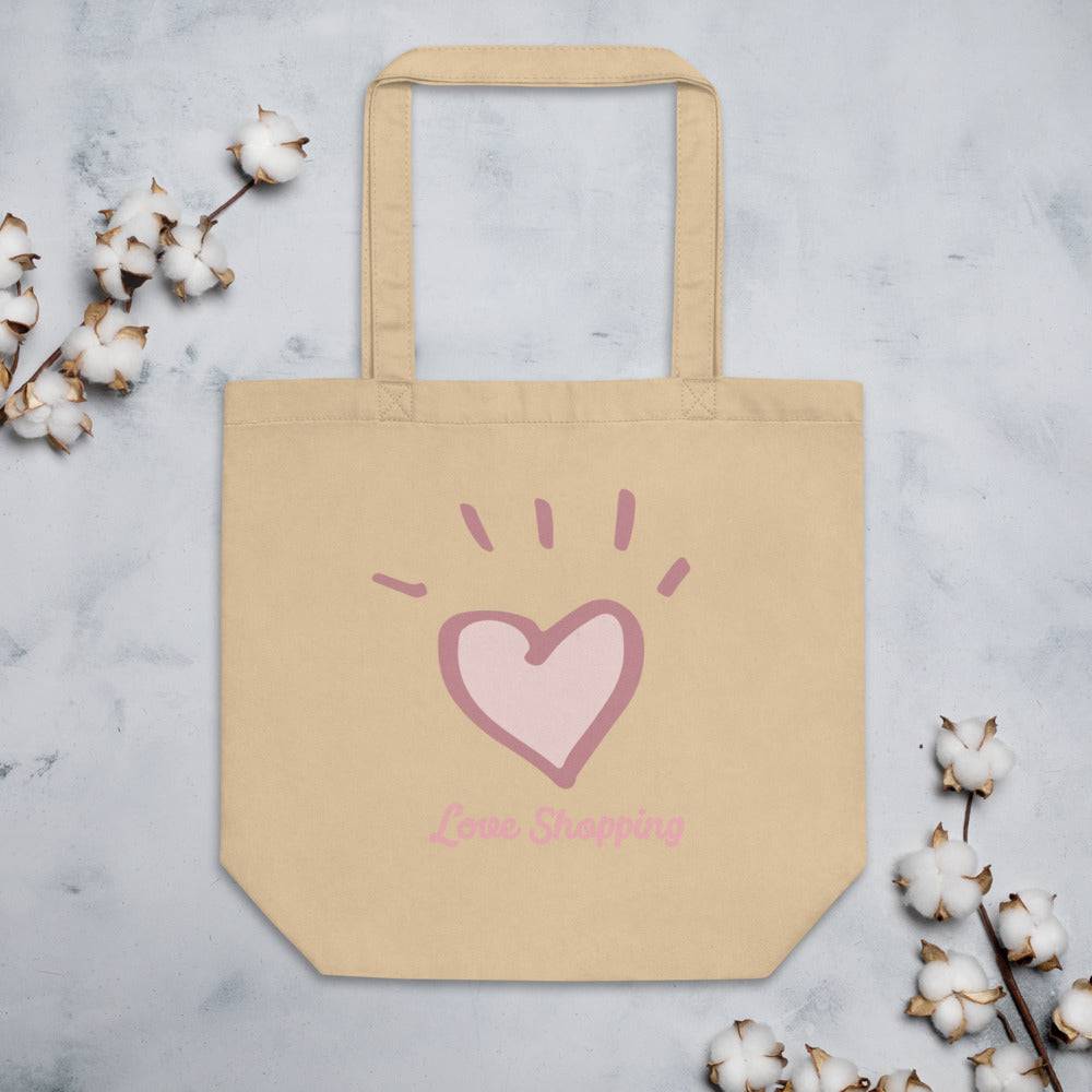 Eco Tote Bag/Love Shopping 1 - Enet Images
