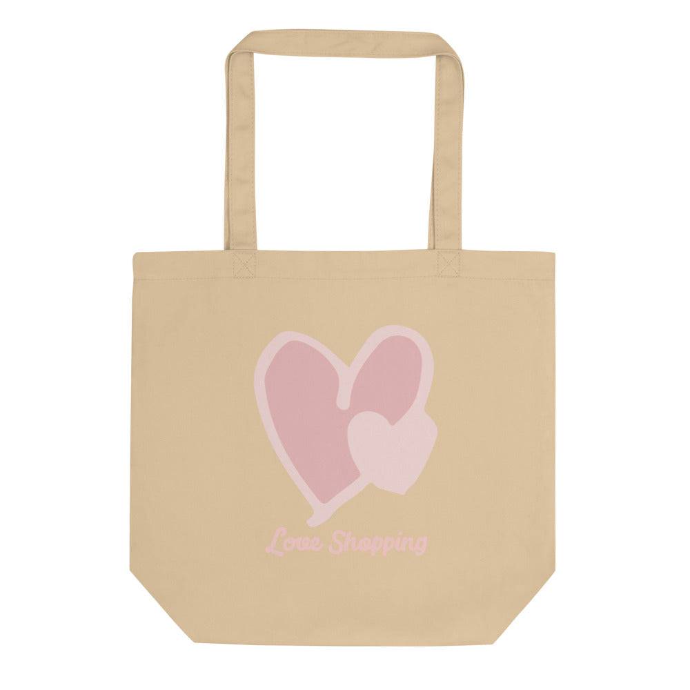 Eco Tote Bag/Love Shopping 3 - Enet Images