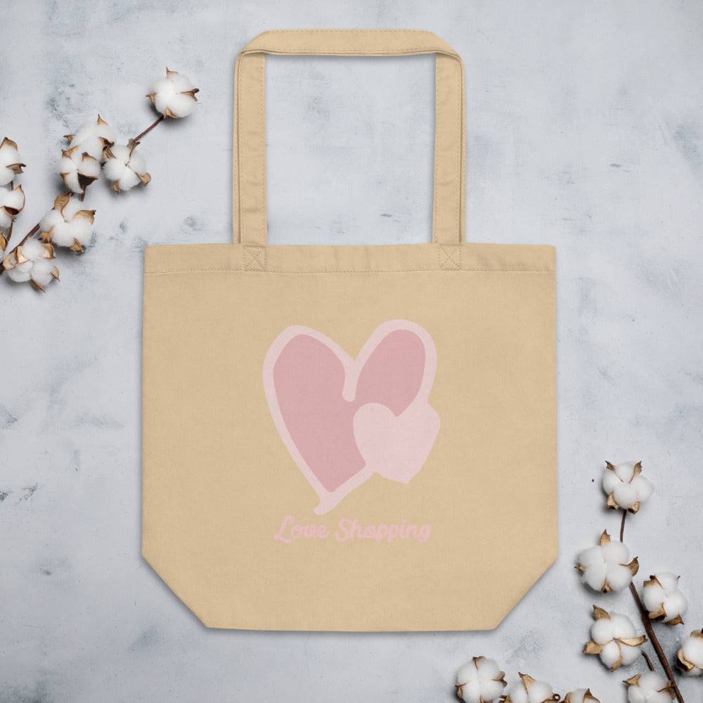 Eco Tote Bag/Love Shopping 3 - Enet Images