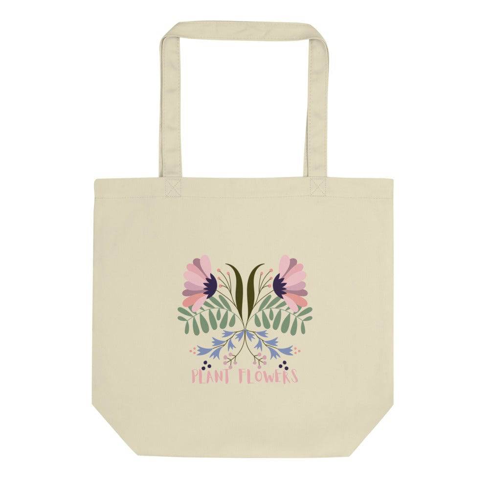 Eco Tote Bag/Plant Flowers - Enet Images