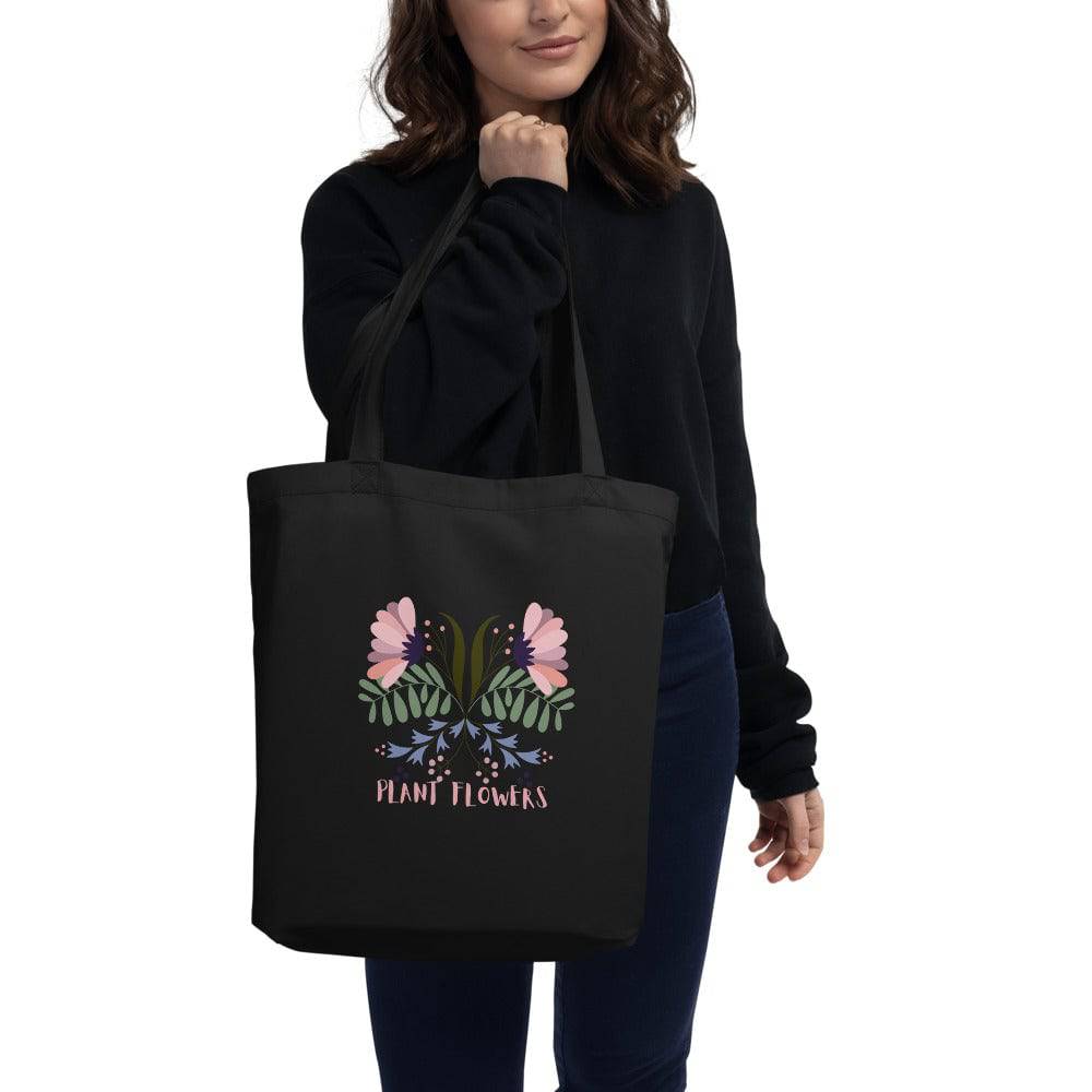 Eco Tote Bag/Plant Flowers - Enet Images