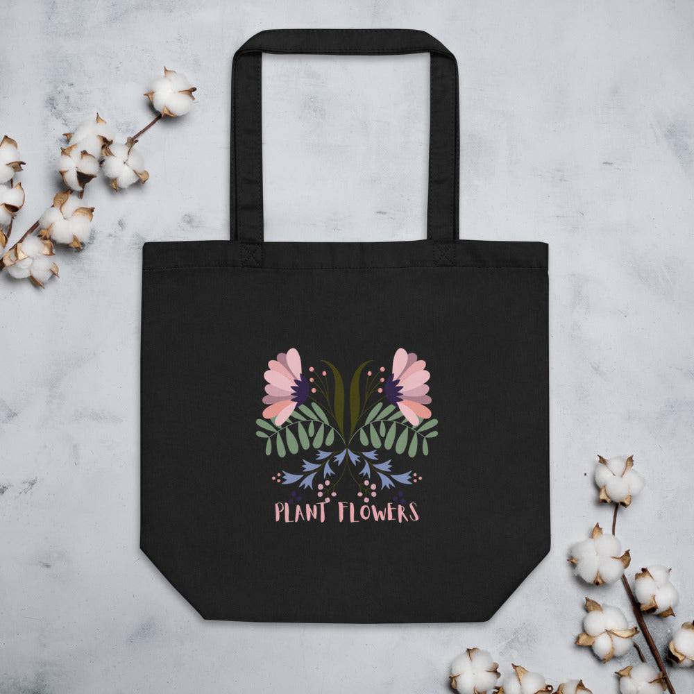 Eco Tote Bag/Plant Flowers - Enet Images