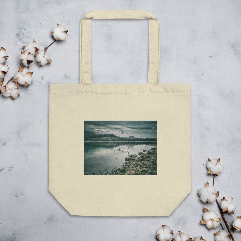 Eco Tote Bag/swans in the lake - Enet Images