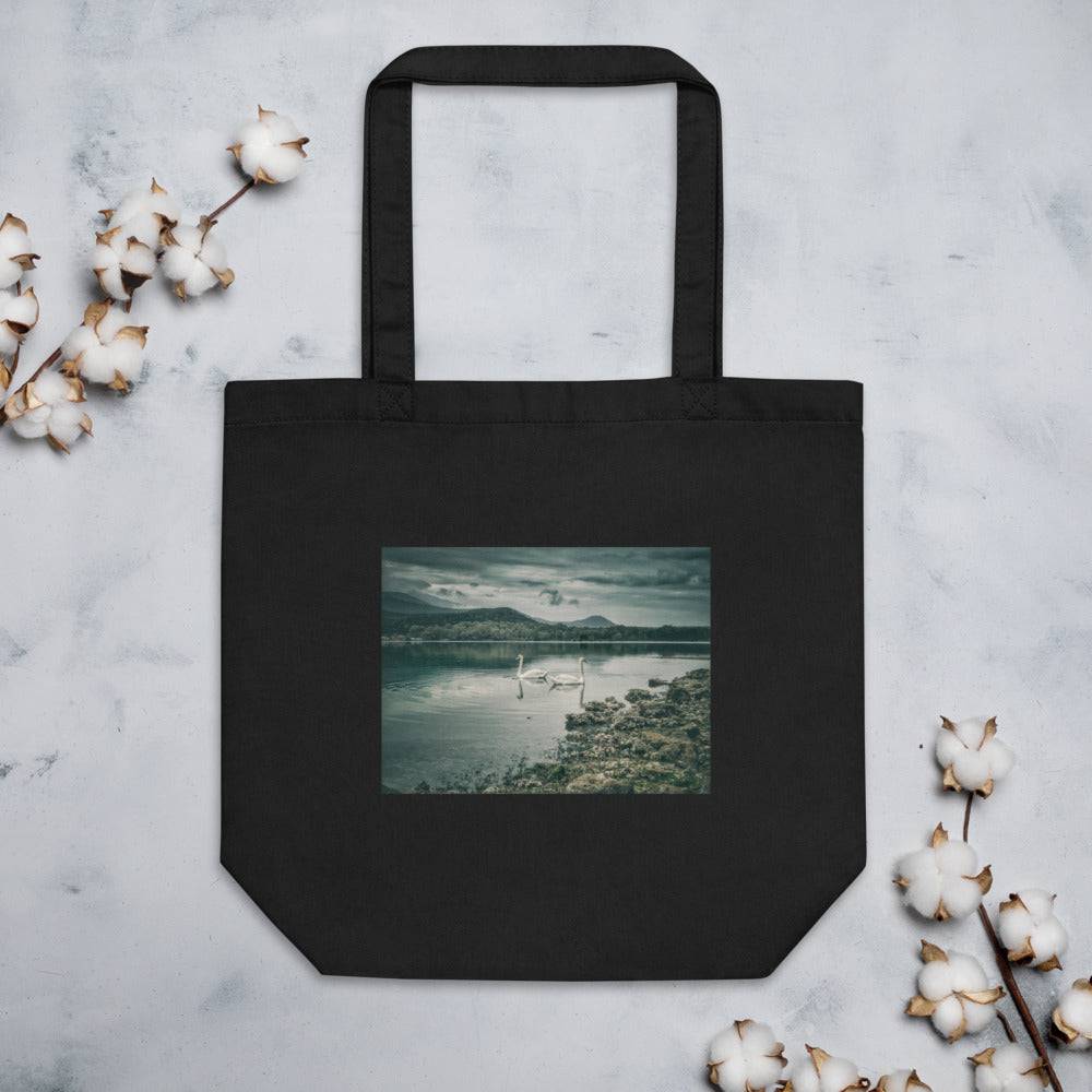 Eco Tote Bag/swans in the lake - Enet Images