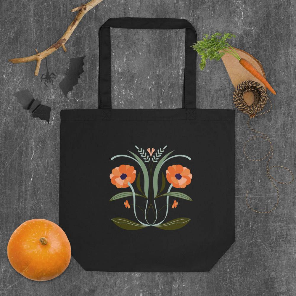 Eco Tote Bag/Two Flowers - Enet Images