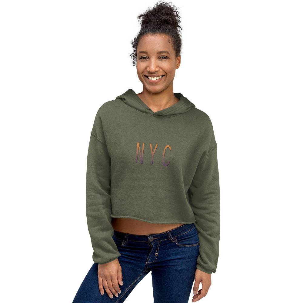Crop Hoodie/NYC - Enet Images