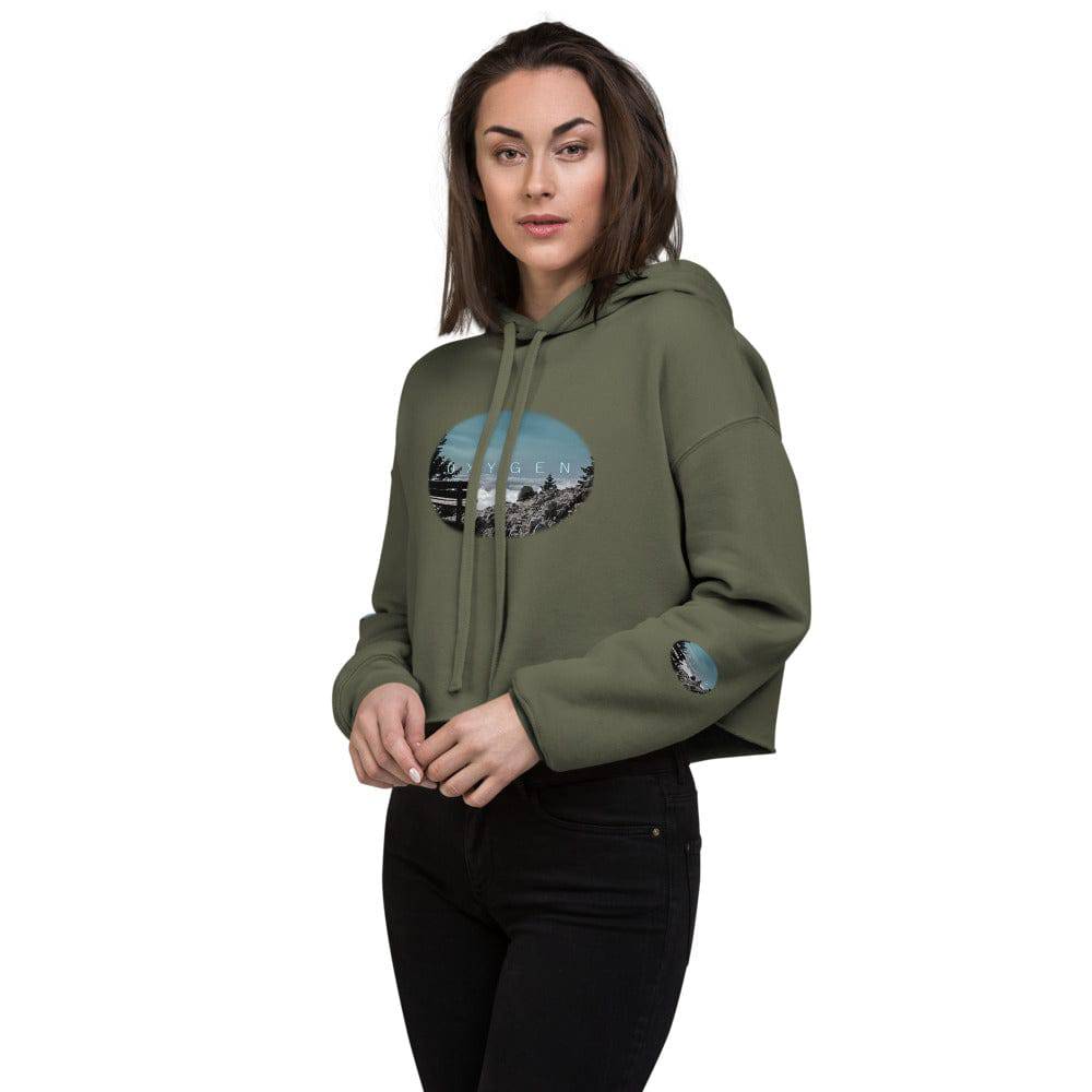 Crop Hoodie /oxygen - Enet Images