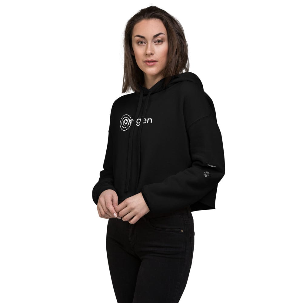 Crop Hoodie/oxygen - Enet Images