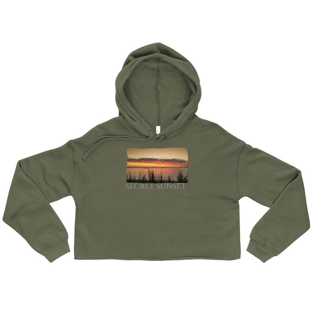 Crop Hoodie/Secret Sunset/Personalized - Enet Images