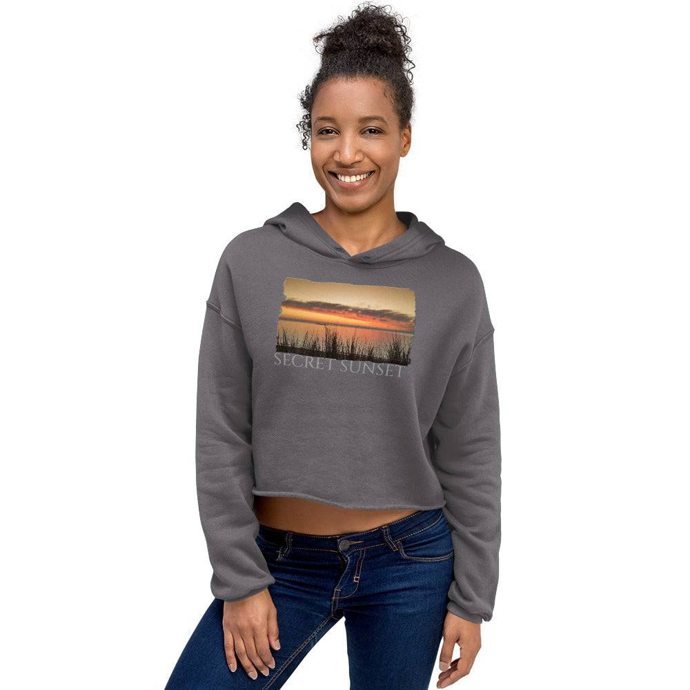 Crop Hoodie/Secret Sunset/Personalized - Enet Images