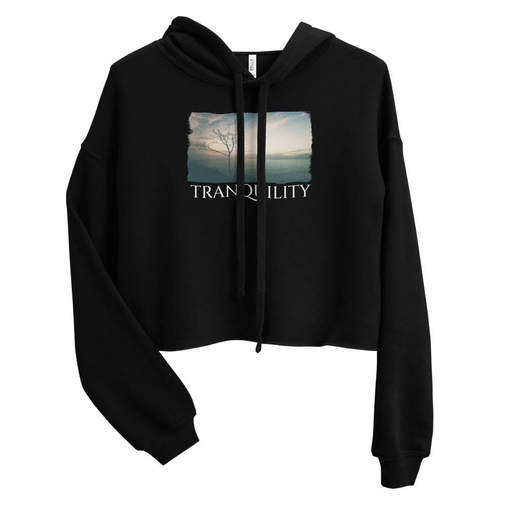 Crop Hoodie/Tranquility/Personalized - Enet Images