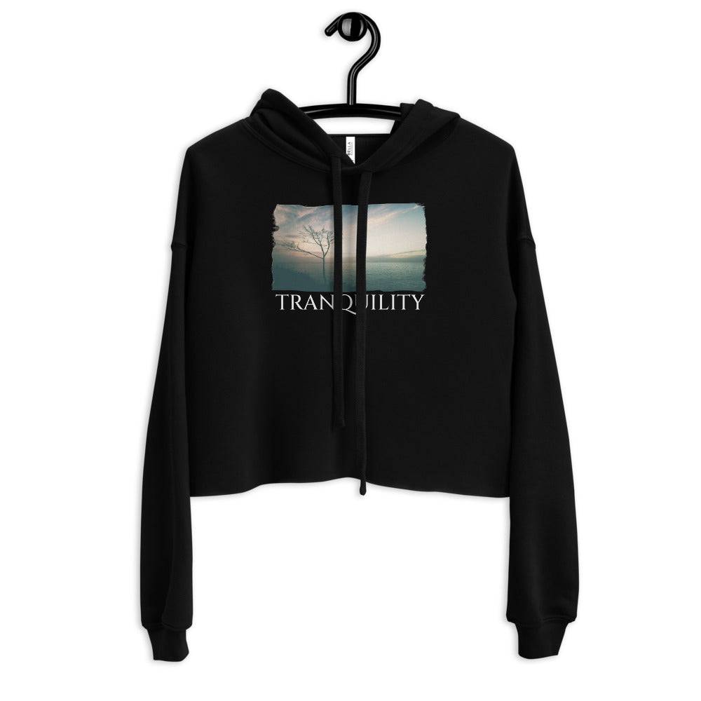 Crop Hoodie/Tranquility/Personalized - Enet Images