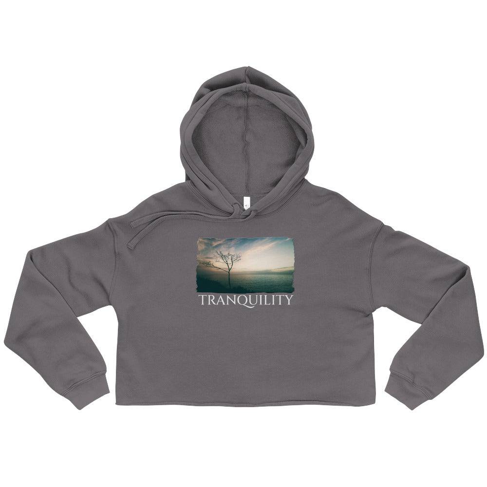 Crop Hoodie/Tranquility/Personalized - Enet Images