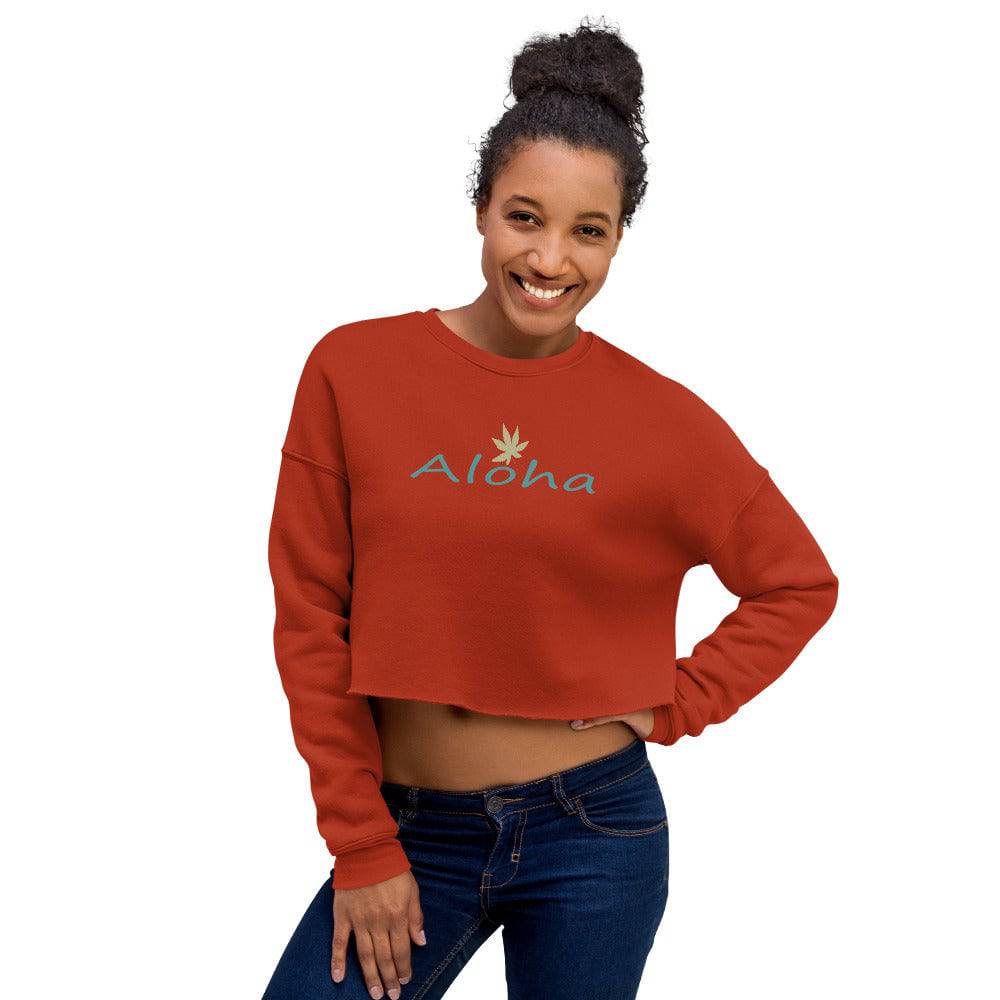 Crop Sweatshirt/Aloha - Enet Images