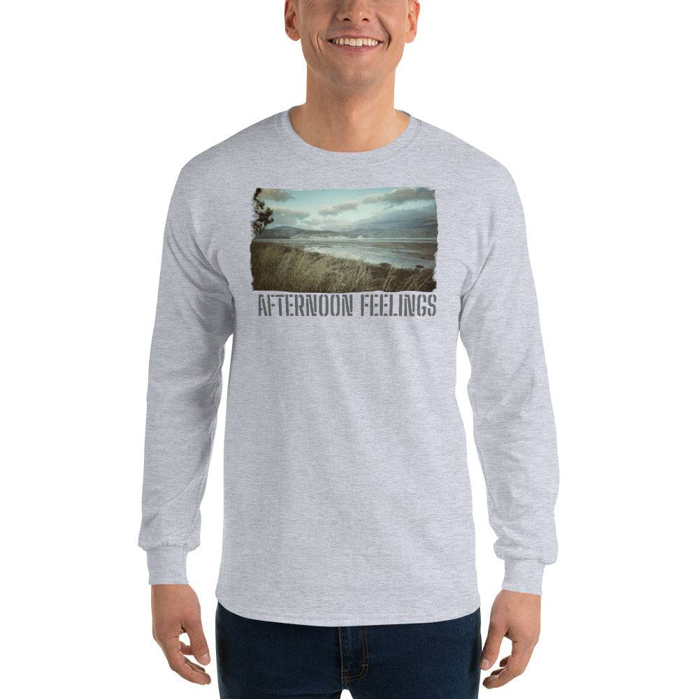 Men’s Long Sleeve Shirt/Afternoon Feelings/Personalized - Enet Images