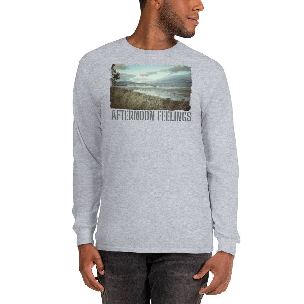 Men’s Long Sleeve Shirt/Afternoon Feelings/Personalized - Enet Images