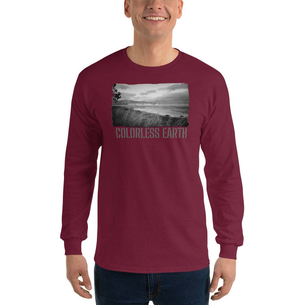 Men’s Long Sleeve Shirt/Colorless Earth/Personalised - Enet Images