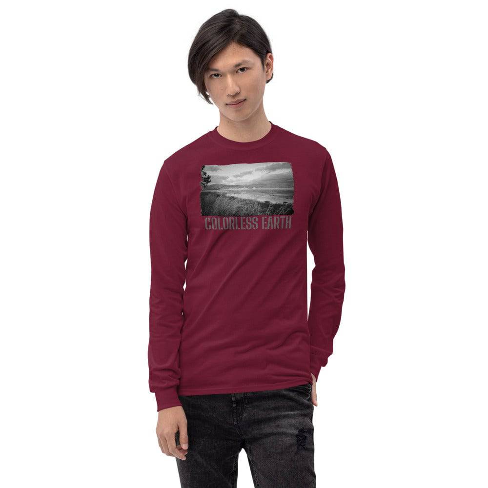 Men’s Long Sleeve Shirt/Colorless Earth/Personalised - Enet Images