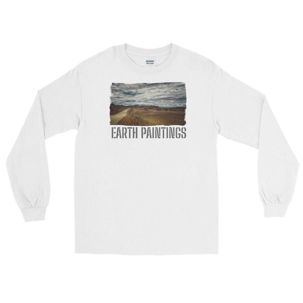 Men’s Long Sleeve Shirt/Earth Paintings/Personalised - Enet Images