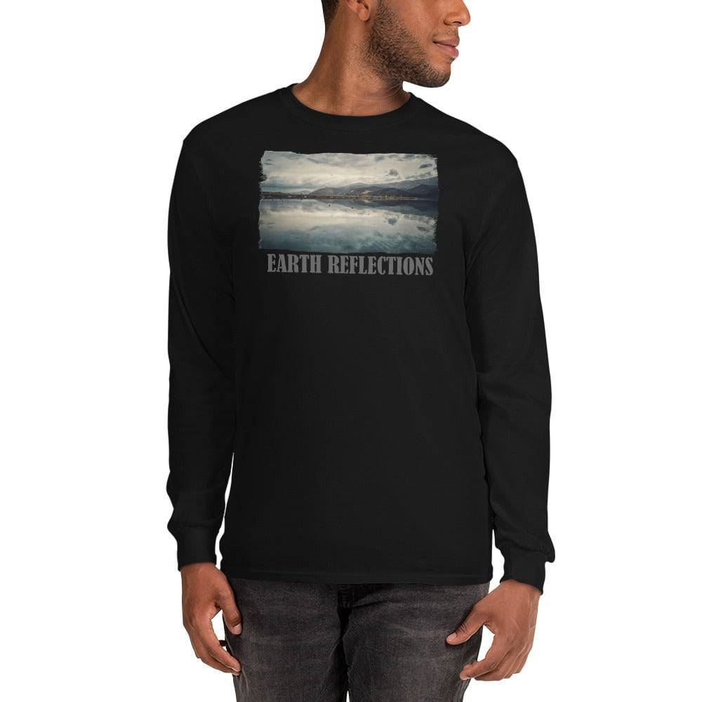 Men’s Long Sleeve Shirt/Earth Reflections/Personalised - Enet Images