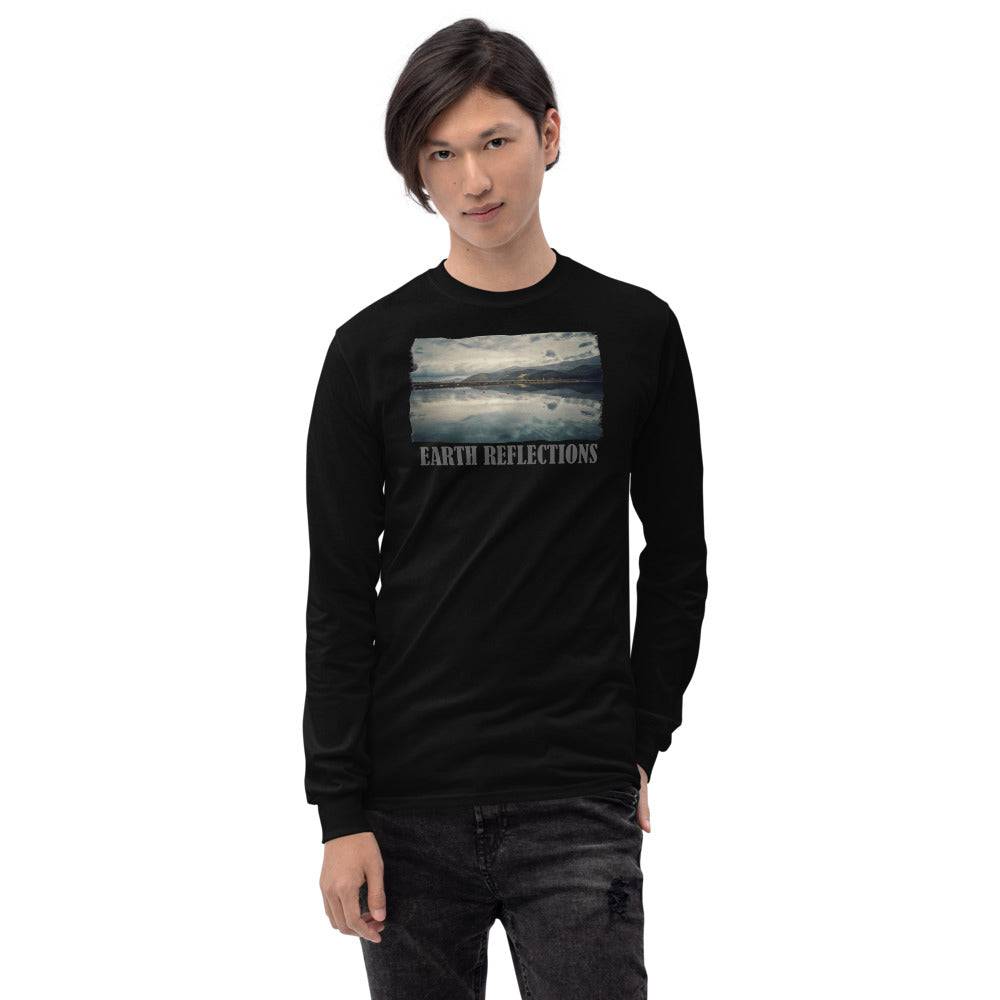 Men’s Long Sleeve Shirt/Earth Reflections/Personalised - Enet Images
