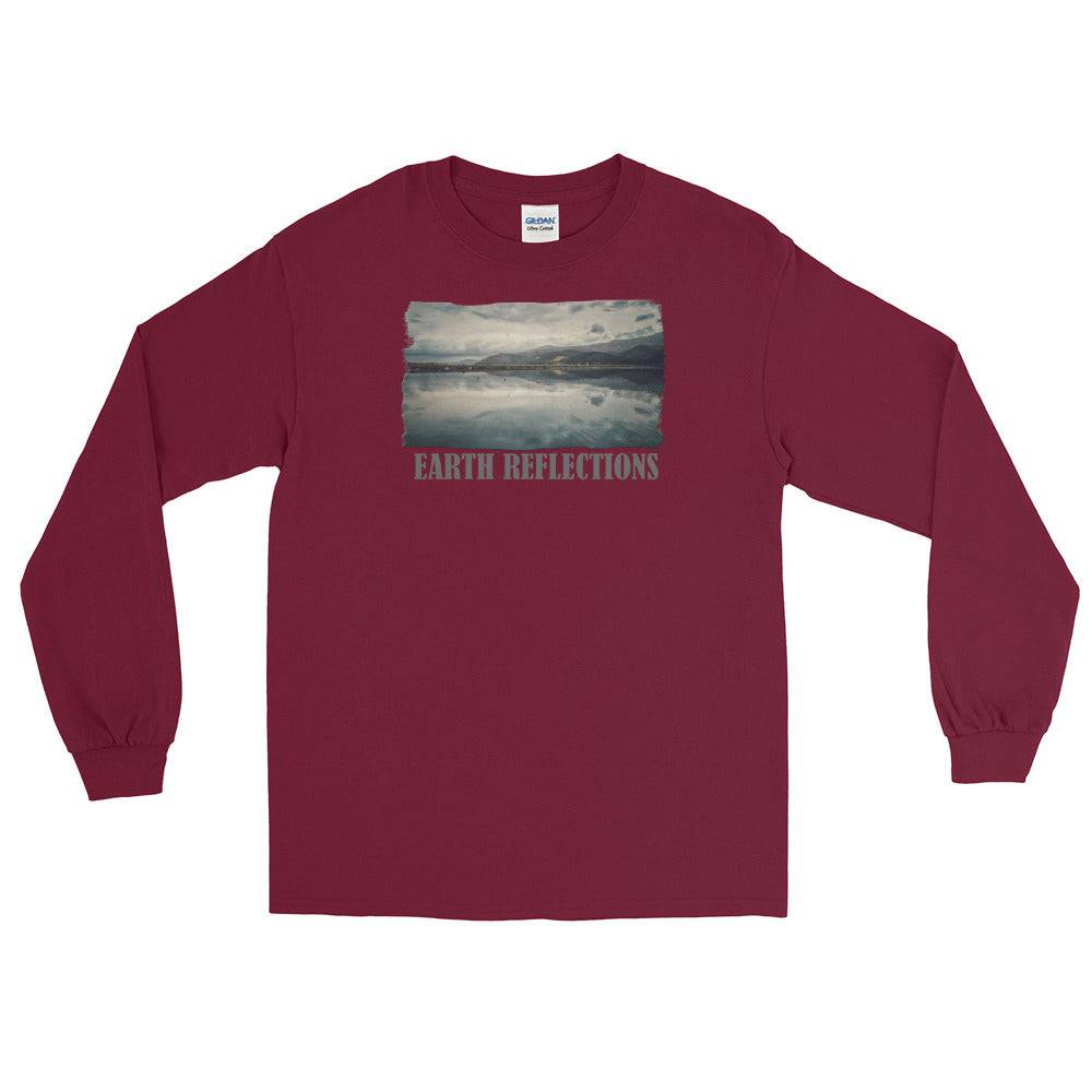 Men’s Long Sleeve Shirt/Earth Reflections/Personalised - Enet Images
