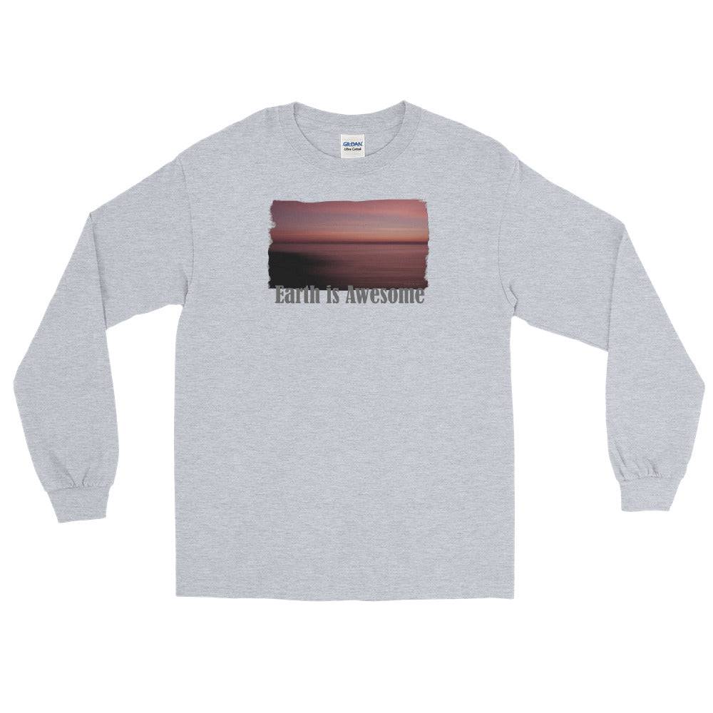 Men’s Long Sleeve Shirt/Flock Of Birds/Personalised - Enet Images