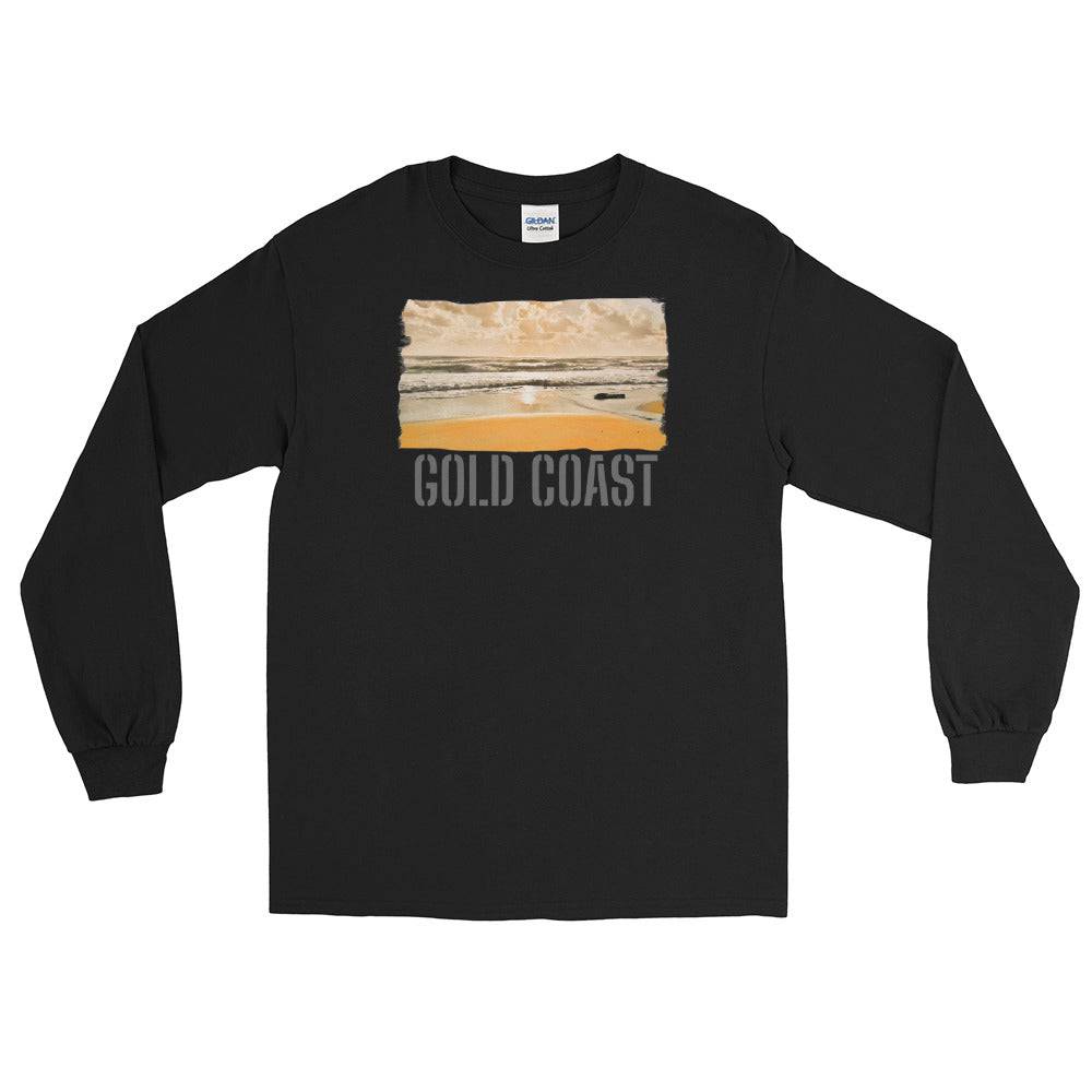 Men’s Long Sleeve Shirt/Gold Coast/Personalised - Enet Images