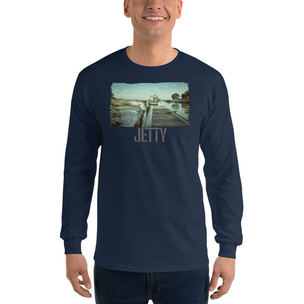 Men’s Long Sleeve Shirt/Jetty/Personalised - Enet Images
