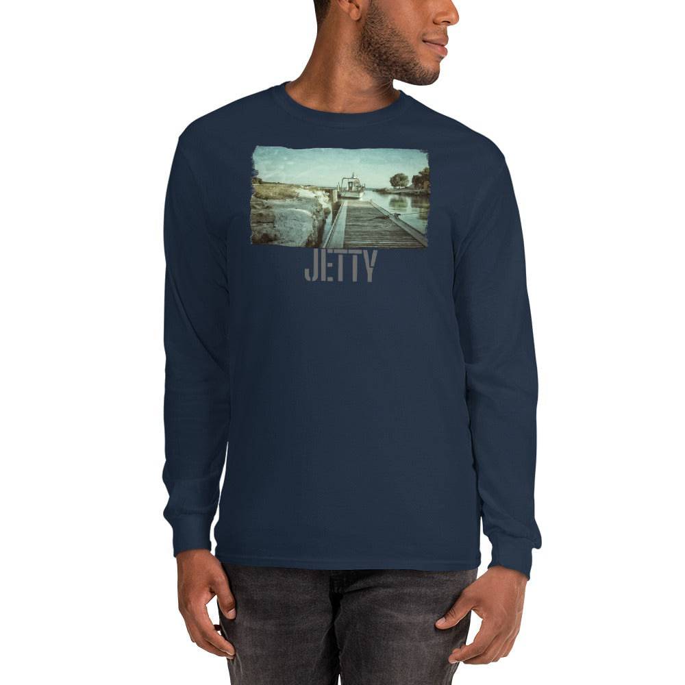 Men’s Long Sleeve Shirt/Jetty/Personalised - Enet Images