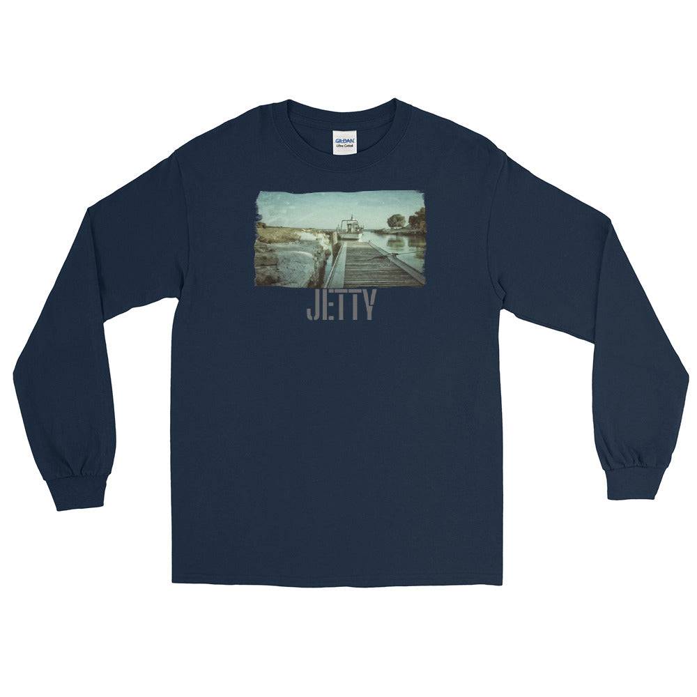 Men’s Long Sleeve Shirt/Jetty/Personalised - Enet Images
