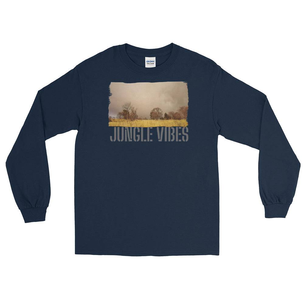 Men’s Long Sleeve Shirt/Jungle Vibes/Personalised - Enet Images