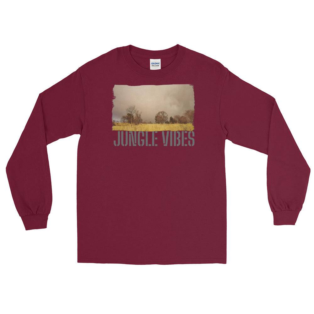 Men’s Long Sleeve Shirt/Jungle Vibes/Personalised - Enet Images